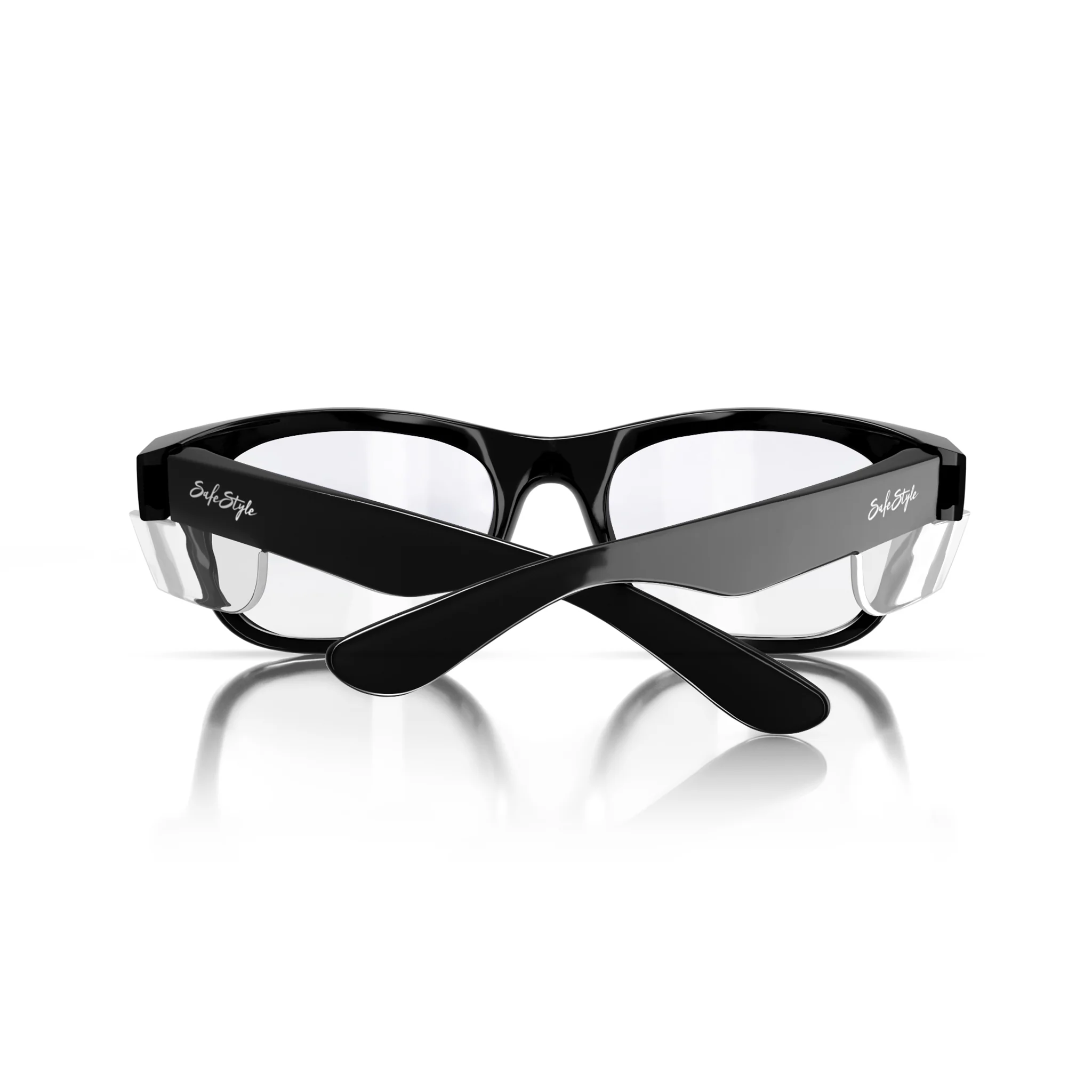Classics Black Frame Clear Lens Safety Glasses - Image 4