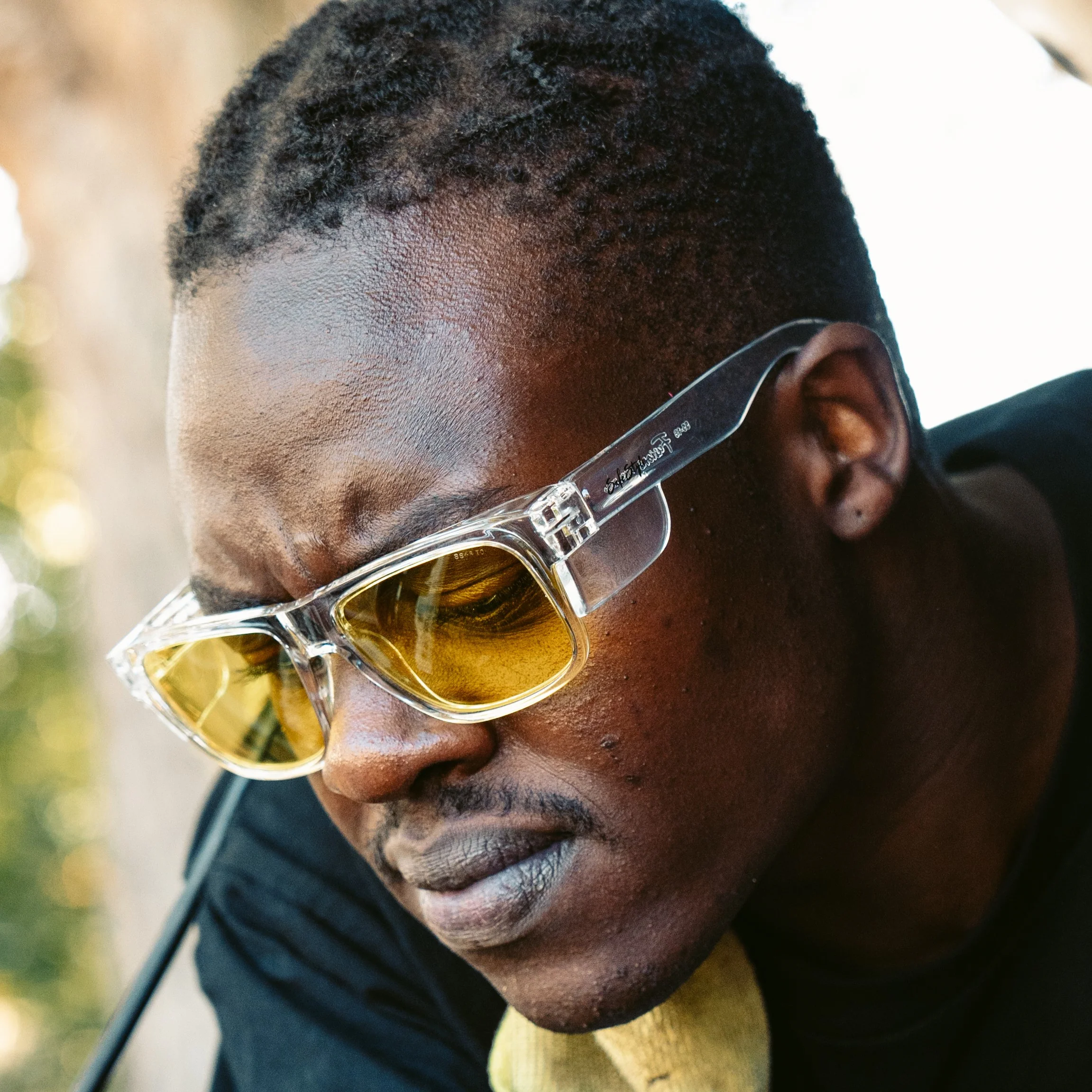 Classics Clear Frame Yellow Lens Safety Glasses - Image 5