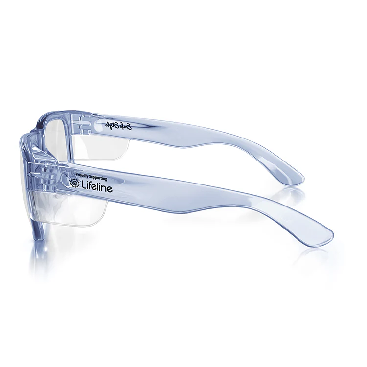 Fusions Blue Prescription Safety Glasses - Image 3
