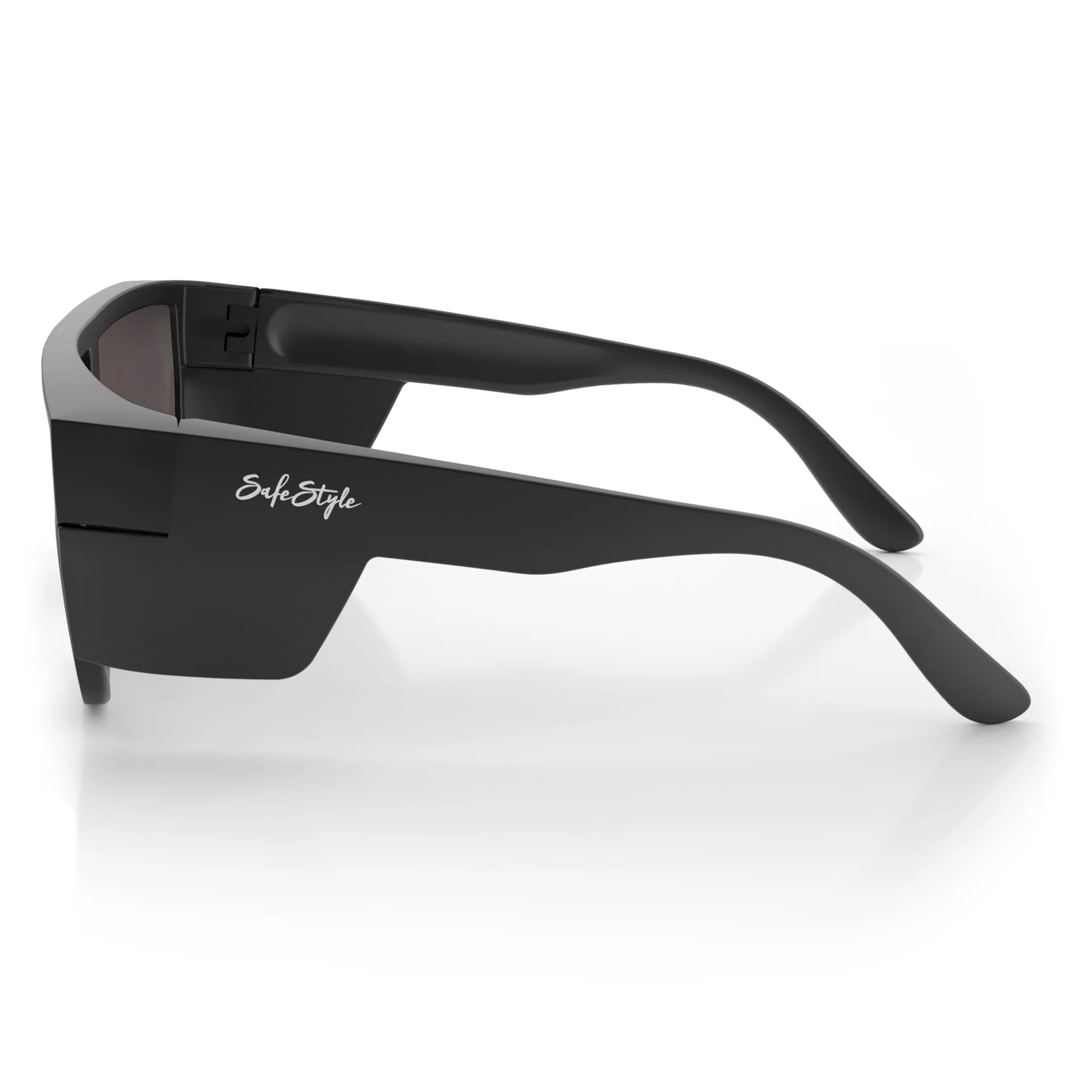 Primes Matte Black Frame Reflectors Red Lens Safety Glasses - Image 3